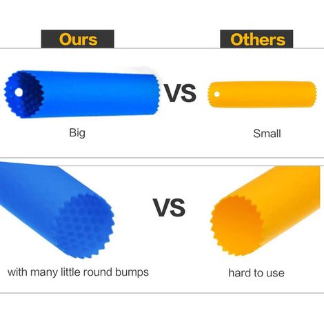 1 ensemble de 3 éplucheurs d'ail en silicone (petits outils) (1/5)