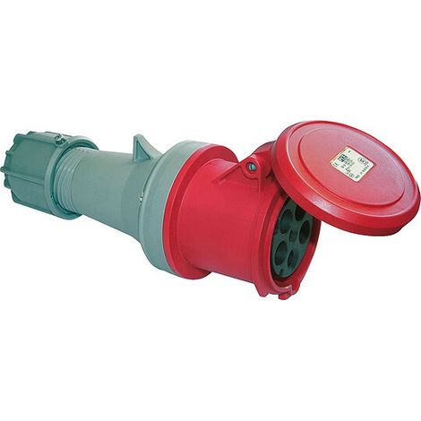 CEE-Kupplung Power Twist IP44, 5-polig, 400V, 63A - rot