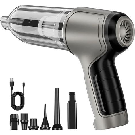 Aspirateur portatif et facile à utiliser – Mini aspirateur portable pour voitures, maisons, bureaux, escaliers et petits espaces.
