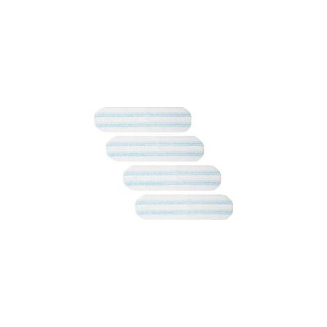Tampons de rechange pour balais plats O-Cedar H2prO, têtes de balai en microfibre pour balais plats O-Cedar/Vileda H2prO, tampons de rechange lavables et réutilisables, lot de 4