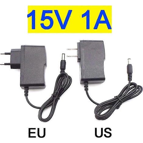 Compatible avec les adaptateurs secteur 15V 1A AC/DC, les convertisseurs 100V-240V, les chargeurs de bandes LED et les systèmes de surveillance CCTV. (1/5)