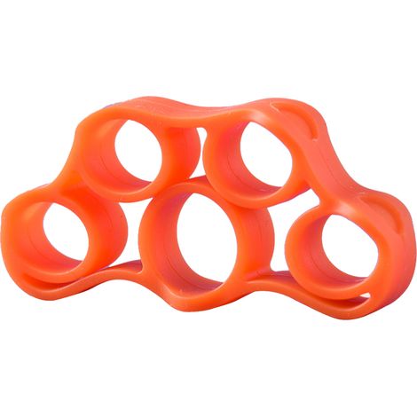 Civière de doigt bandes de résistance de poignée de main exercice de renforcement pour l'arthrite canal carpien exercice guitare Orange 5KG utilisateurs de niveau avancé (1/5)