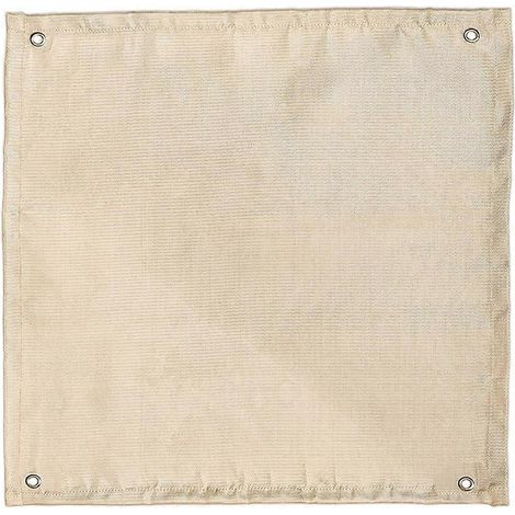 Fireproof tissu Barbecue tapis de sol pour extérieur camping 100X100cm (1/5)