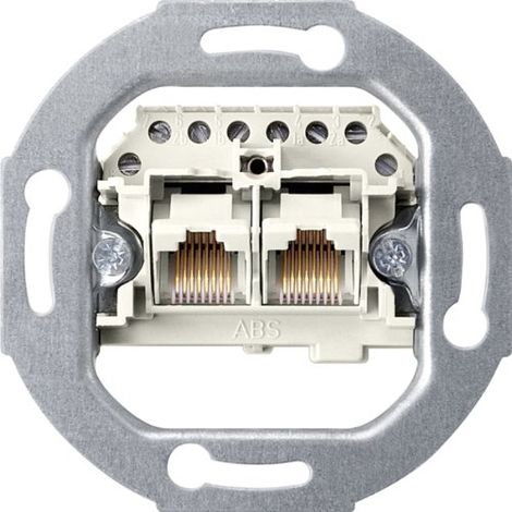 MERTEN 465702 UAE-EINSATZ 2X8, WEIß