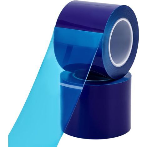 200 m×10cm Ruban Adhésif de Protection de Surface, Rouleau de Film Anti-Rayures Amovible pour Montres Bijoux Fenêtres Verre Meubles en Métal Bleu Profond du Ciel (1/5)