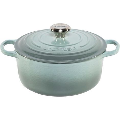 Le Creuset Signature Bräter rund 24 cm sea salt