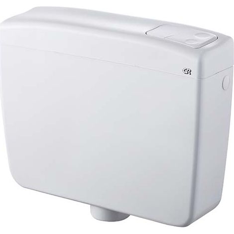 Cassetta di scarico wc DELTA 2 Doppio scarico rivestita con tubo - CR (1/6)