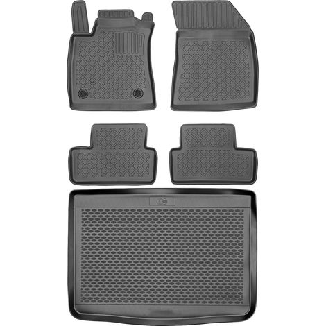 Renault Megane IV Hatchback de 2016 (JUEGO) - Alfombrillas para coche + alfombrilla para maletero
