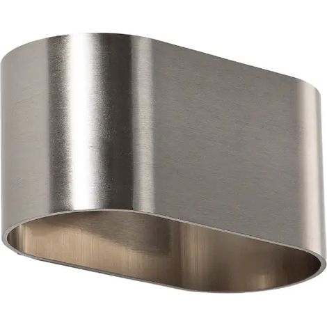 Applique murale métal nickel, haut/bas, G9 165mm (1/5)
