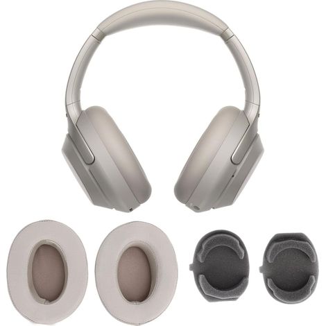 Coussinets de Rechange pour Casque WH-1000XM3, 2 Coussinets en Gel Rafraîchissant Coussinets d'oreille De Rechange pour Casque, Confortables Et Respirants (1/5)