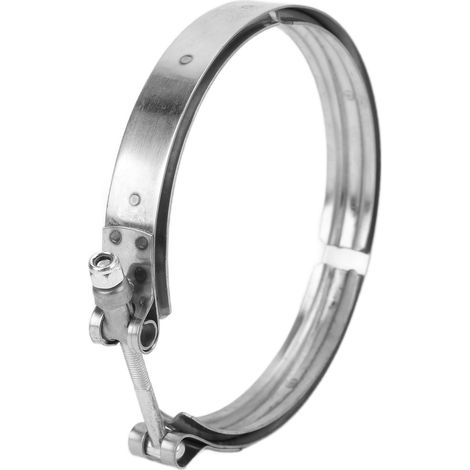5-Zoll-V-Band-Klemme aus korrosionsbeständigem Edelstahl, kompatibler Ersatz für Cummins-Turbolader, Hochleistungs-Dichtungsring (1/5)