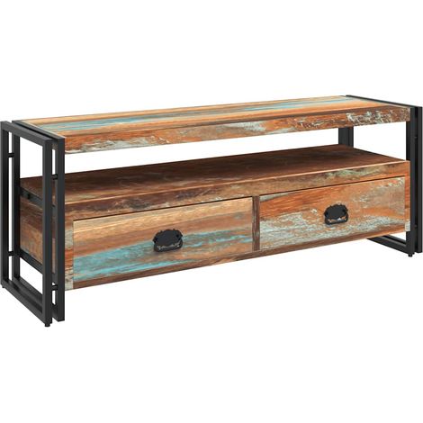 Maison Exclusive - TV-Schrank Altholz Massiv
