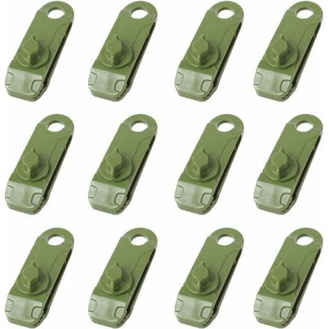 Tarpaulin clips, plastic tent clips, small eyelet clips for awnings, sun sails for the garden, outdoor activities