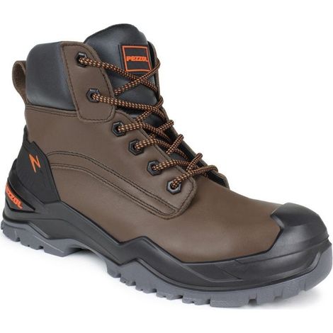 Chaussure de sécurité haute S3 Black Rock PEZZOL 222BB-01 - Marron foncé - 42