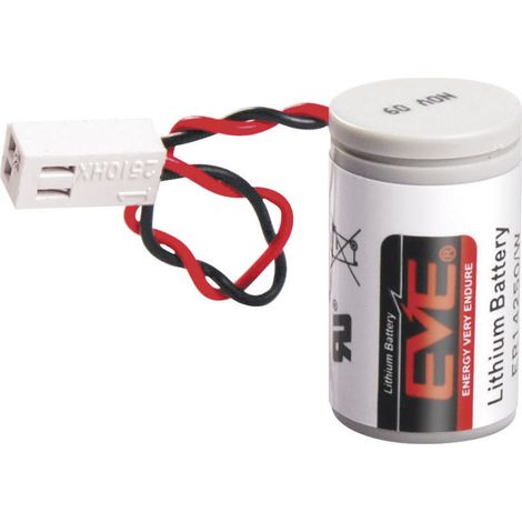 EVE ER14250W Spezial-Batterie 1/2AA Stecker Lithium 3.6 V 1200 mAh 1 St.