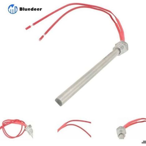 Tige Chauffante - 10x150 mm - 220 V 300 W - Filetage M16x1 5 - Pour Poêle À Granulés Et Cheminée Industrielle - 1 Pièce (1/4)
