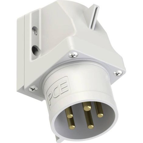 PC Electric Power Twist 525-1 toma de pared gris 32 A IP44