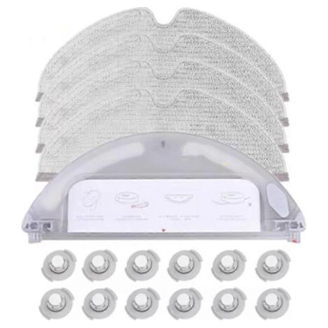 Accessoires de rechange pour Roborock S6 MAXV, S6 Pure, S5 MAX, S4, E4, E35 et E2 : lingette de nettoyage, réservoir d’eau et système de filtration. (1/5)