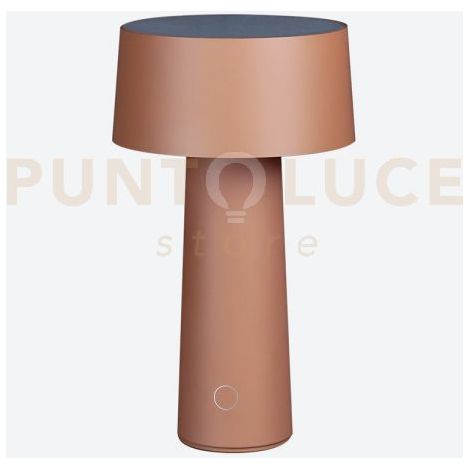 LAMPADA DA TAVOLO WIRELESS MUSH LED 3W 3000°K 200lm A BATTERIA CIPRIA