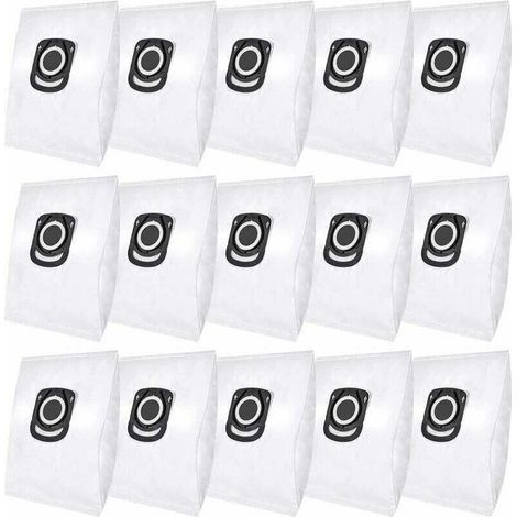 FENOPLASTICA15 sacs à poussière de rechange pour Rowenta Hygiene+ ZR200520 ZR200720 Swirl R39. Compatibles avec Rowenta Compact Power, X-Trem Power & Silence Force (modèles RO64xx RO63xx RO68xx RO39xx