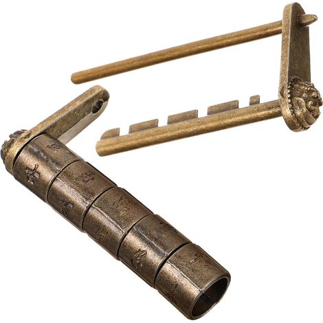 à combinaison cadenas à texte verrou de porte vintage en