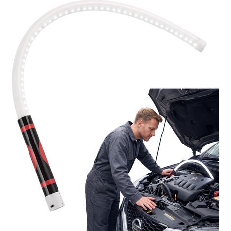flexibler LED-Stab, biegsame Verlängerungslampe für beengte Räume, wiederaufladbares Inspektionswerkzeug mit 3 Helligkeitsstufen, robuste Arbeitsleuchte für Autoreparaturen und Heimwerkerarbeiten (1/5)