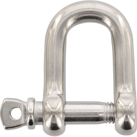 Schäkel (Normschäkel) Verbinder gerade kurz mit Schraubbolzen ø 8mm Lichte=16mm (1/3)