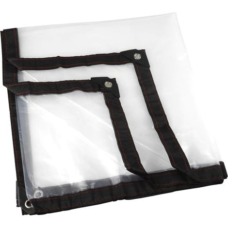 Telone trasparente, telo impermeabile trasparente da giardino, pellicola antigelo, pellicola isolante, copertura in plastica PE (2 2 m)