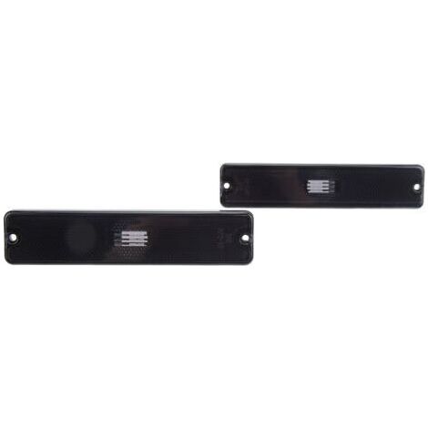 Paire d'abat-jour de feu de position latéral de voiture 56001424, forte Transmission de lumière de remplacement pour Jeep Wrangler YJ 1987 1995 noir