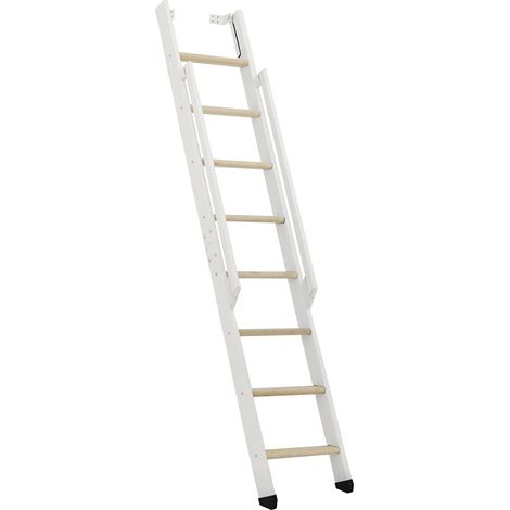 Minka Wangentreppe Strong 199cm max. Geschosshöhe Fichte weiß (1/5)