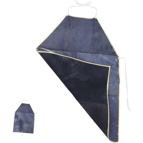 Tablier isolé en cuir de vache, protection du soudeur, protection du forgeron, protection contre le feu, vêtements de protection