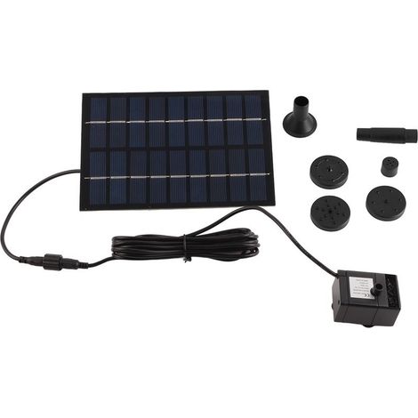 Pump solar for bassin, fountain for aquarium and park, 18 x 12 cm (1/5)