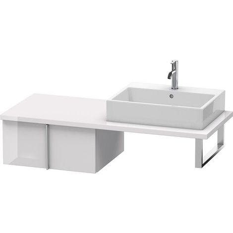 VERO mobile basso consolle 285x600x518mm bianco lilla lucido