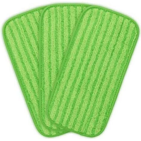 3 pièces adaptables Swiffer WetJet flat sticky snap mog set  12 pouces mog sol réutilisable, chiffon de nettoyage