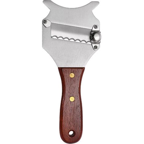 Allecto Plus - Affetta tartufi e affetta formaggio multifunzione in acciaio inox - Grattugia per tartufi pratica - Taglia tartufi regolabile (1/5)