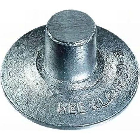 Pied KEE KLAMP 59-8A pour tubes D. 44,3 mm - Aluminium - KEE59-8A