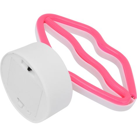 LED-Neonreklame in Lippenform mit Ständer, USB-betrieben, Neonlampe für Babyzimmer oder Partys (1/5)