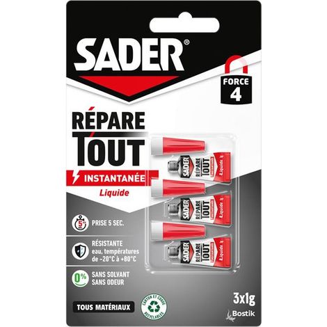 Sader Pegamento Todo en Uno 3 en 1 líquido - Sader
