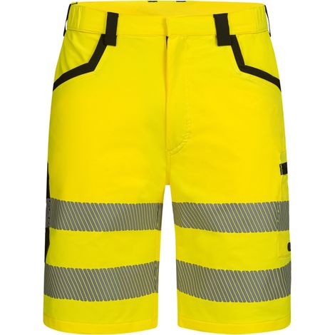 Feldtmann Elysee Warnschutz-Shorts Stretch HAGENAU 22765 Gr. 50 gelb/schwarz (1/5)