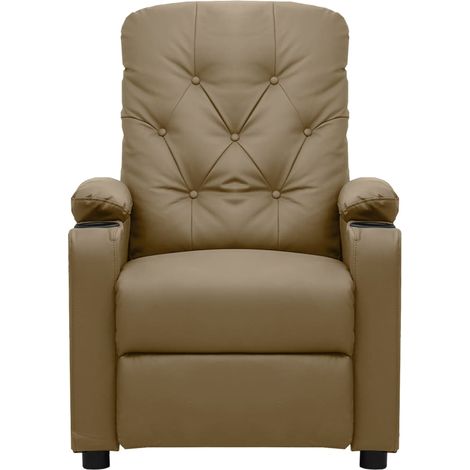 Maison Exclusive - Relaxsessel Cappuccino-Braun Kunstleder