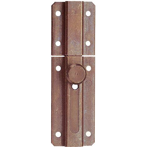 20PZ CATENACCIOLO ORIZZONTALE FERRO BRONZATE MM. 160 (1/2)