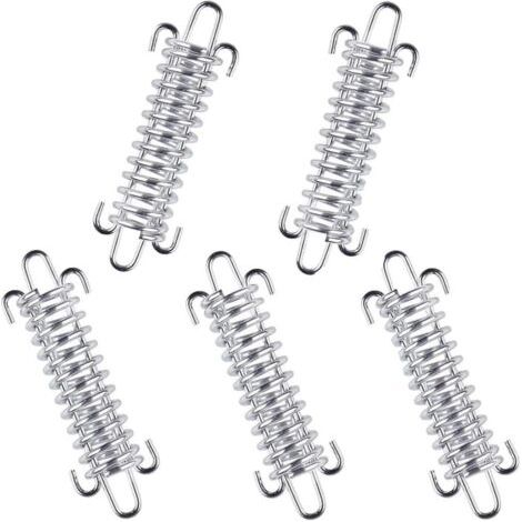 PA Markisen-Stahlfederzelt-Federschnallen, Markisenzelt-Seilspanner, geeignet für Strandklettern, Campingzelt-Befestigungszubehör, 5 Stück (1/5)