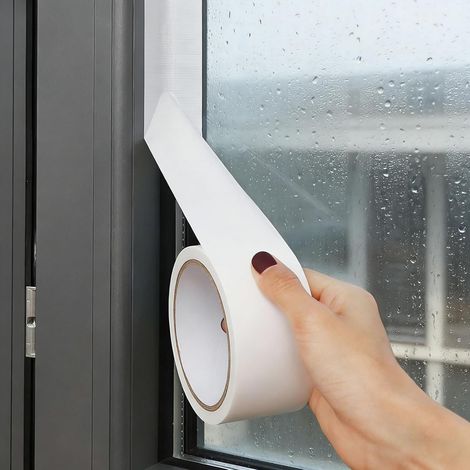 White Butyl Waterproof Tape 50mm x 30m For RV and Caravan, Roof Repair, Windproof, Window Seals and Doors (1/5)