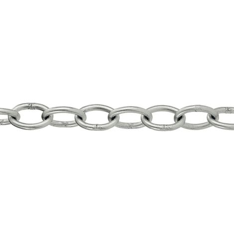 Ovalkette verzinkt 3 mm Nutzlast max. 50 kg