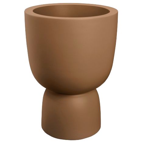 Vaso Amber Coupe Round D41 x H58 cm Caramello ELHO