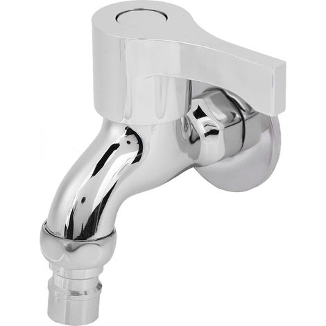 G1/2" Edelstahl-Wandarmatur für Waschmaschine und Badezimmer, Einzel-Kaltwasserhahn (1/5)