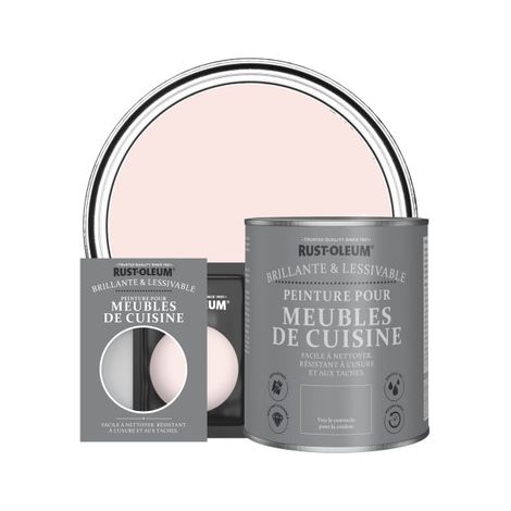 Peinture pour Meubles de Cuisine, Finition Brillante - Vanille Fraise (1/3)
