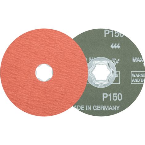 PFERD TOOLS COMBICLICK Korund Fiberscheibe Ø 115 mm A-COOL150 für Edelstahl 25 Stk (1/5)