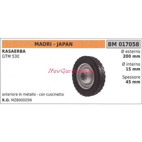 Ruota anteriore MAORI rasaerba tosaerba tagliaerba GTM 530 017058