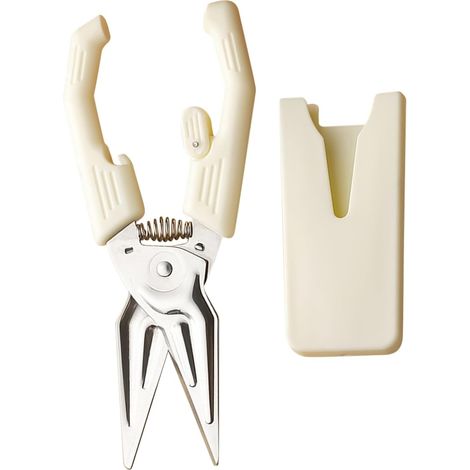 Forbici da cucina con copertura magnetica rimovibile, forbici per pollame resistenti per ossa di pollo e preparazione del cibo, strumenti multifunzionali per cucinare, sala da pranzo e artigianato fai (1/5)